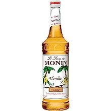 Monin - Vanilla Syrup, Versatile Flavor, Great for Coffee, Shakes, and Cocktails, Gluten-Free, Non-GMO (750 ml)