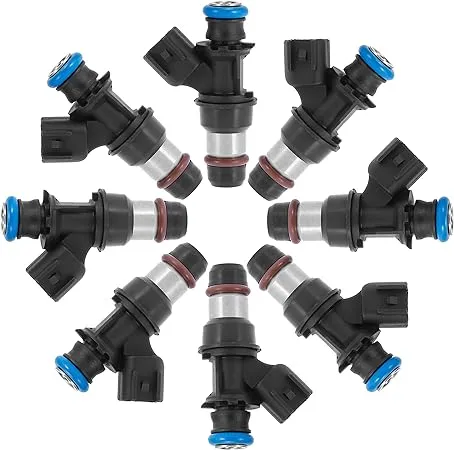 8pcs 12580681 Fuel Injector for GMC Envoy Sierra for Chevrolet Silverado Tahoe for Cadillac Escalade