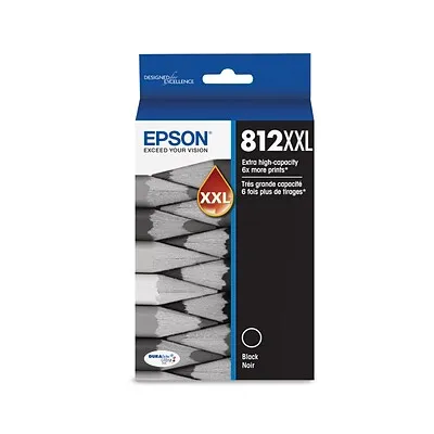 Epson - Ultra Extra High- Ink Cartridge - Black T812XXL