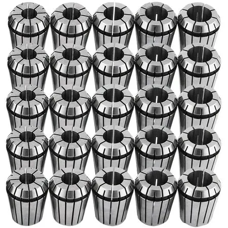 VEVOR 25 Pcs Collet Set ER32 Collet Chuck 1/16 inch-3/4 inch Holder Spring Collet Set for CNC Engraving Machine & Milling Lathe Tool (ER32)