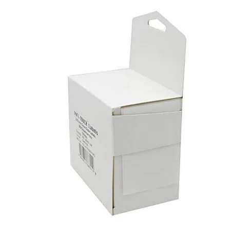 Infi-Touch Labels 2x3 inch Round Permanent Color-Code Dot Stickers 250 per Dispenser Box (White)