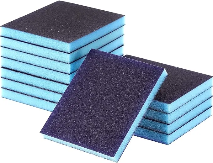 Sanding Sponge Grit Sanding Blocks, Washable and Reusable Sand Sponge Kit, 12 Pi