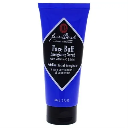 Jack Black Face Buff Energizing Scrub with Vitamin C & Menthol - 3 oz tube