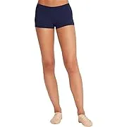 Capezio Black Women's Boy Cut Low Rise Shorts