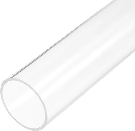 Uxcell Rigid Acrylic Pipe Round Tubes Tubing | Harfington, 66mm x 70mm / 1Pcs