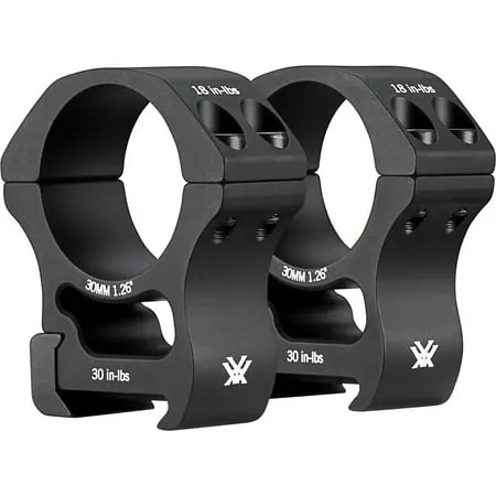 Vortex Optics Pro Series Riflescope Rings - 30mm - High Height [1.26 Inches | 32.0 mm]