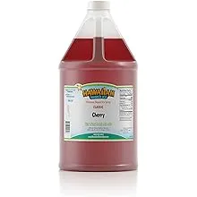 Hawaiian Shaved Ice Snow Cone Syrup - Cherry Flavor (Gallon)