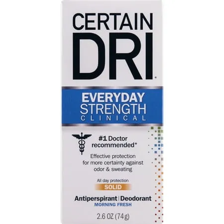 Certain Dri Antiperspirant Solid for Excessive Perspiration-1.7 Oz (Pack of 3)