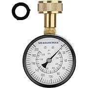 2-1/2&#034; Water Pressure Test Gauge 3/4&#034; Female Hose Thread 0-200 psi/kpa