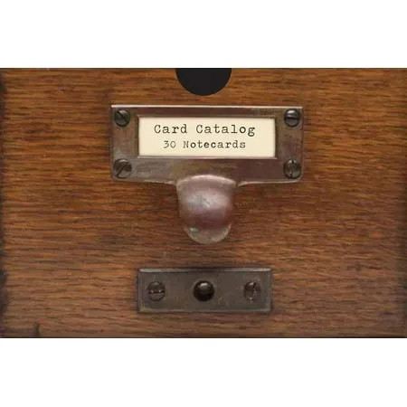 Card Catalog: 30 Notecards from The Library of Congress