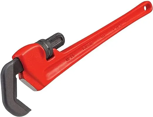 Ridgid Hex Pipe Wrench, Forged Steel Jaw