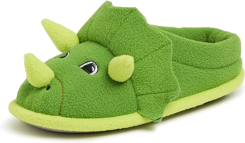 Dearfoams Kids Peyton Animal Clog Slippers