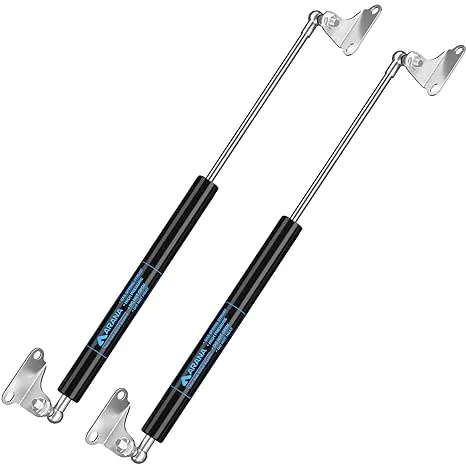 15 inch 100lbs Gas Struts Shocks, 15" Gas Shock Springs, with L-Type Mounting Brackets for Heavy Duty Toolbox Storage Box TV Cabinet Window Floor Hatch Door RV Bed (Support Lid Weight 85-110lbs)