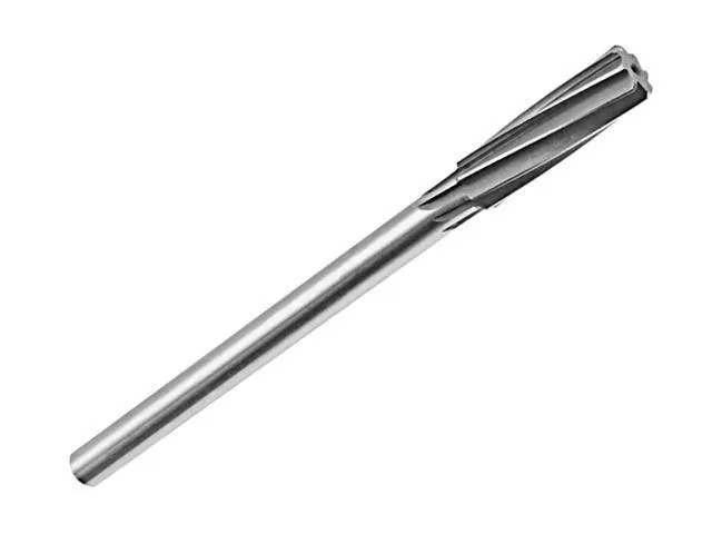 Drill America DWRR Series Qualtech High-Speed Steel Chucking Reamer, Straight Flute, Round Shank, Uncoated (Bright) Finish, 4.5mm Size (Pack of 1)