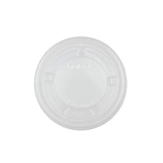 Karat 3.25 oz, 4 oz. & 5.5 oz PP Portion Cup Lids - 2,500 ctKarat 3.25 oz, 4 oz. & 5.5 oz PP Portion Cup Lids - 2,500 ct