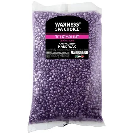 Waxness Spa Choice Assorted Hard Wax Beads 2.2 lb / 1 kg Pack of 3 - Tourmaline, Aloe Vera, Passion Fruit