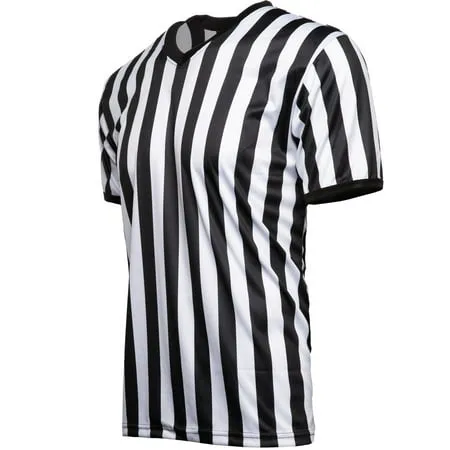 Murray Sporting Goods Men's Official Uniform Black and White Stripe V-Neck ...