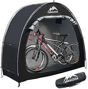 MAIZOA Outdoor Bike Covers Storage Shed Tent,Outdoor Portable Bicycle Storage Sheds,210D Oxford Thick Waterproof Fabric,Bike Covers Shelter for