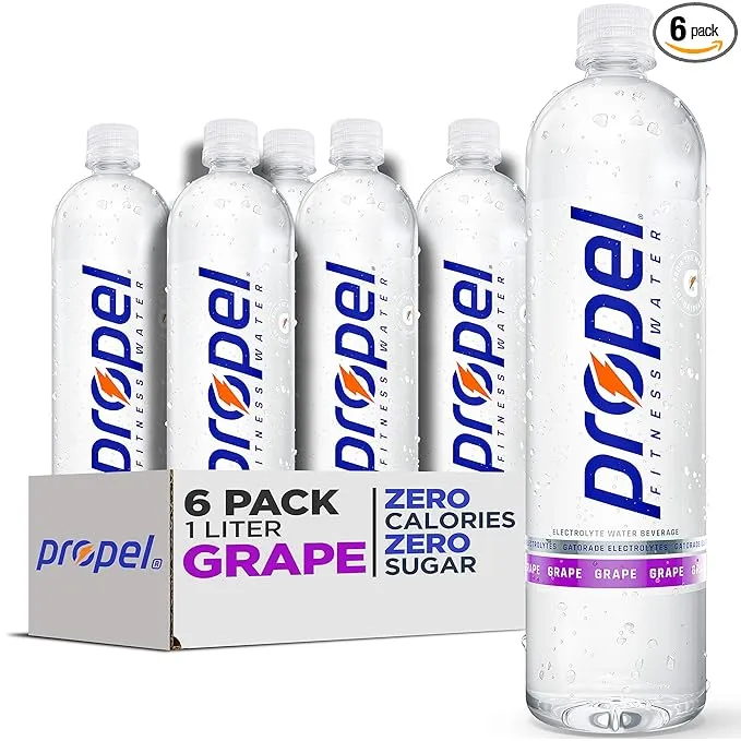 Propel, Grape, 1 Liter (Pack of 6)