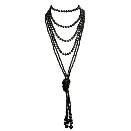 Cizoe Women's 1920s Pearls Fashion Faux Pearls Gatsby Accessories Vintage Costume Jewelry Necklace