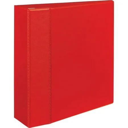 Avery Heavy-duty Binder - One-Touch Rings - DuraHinge 4 Binder Capacity - Letter - 8 1/2 x 11 Sheet Size - 780 Sheet Capacity - 3 x D-Ring Fastener(s) - 4 Internal Pocket(s) - Chipboard Poly