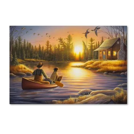 Chuck Black 'Best Friends Forever' Canvas Art,12x19