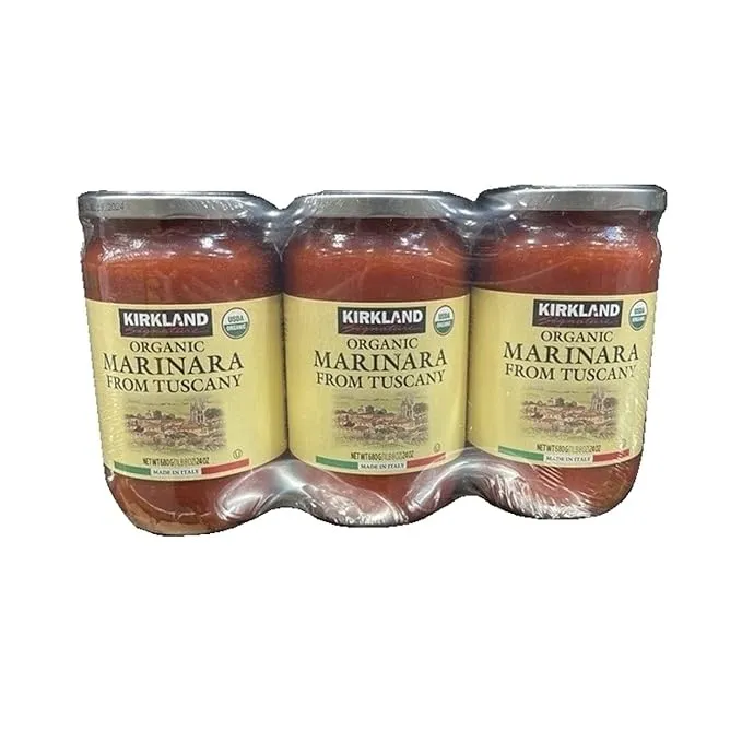 Kirkland Signature Organic Tuscan Marinara Sauce, 24 Ounce (Pack of 3)