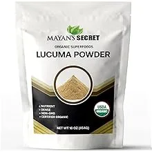 Mayan&#39;s Secret Certified Organic Lucuma Powder, 16 Ounce