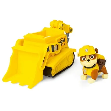 Paw Patrol Rubble’s Bulldozer Vehicle with Collectible Figure