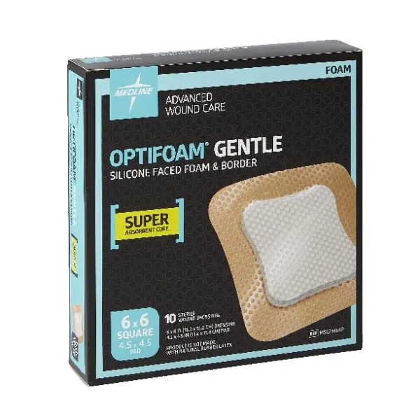 Optifoam Gentle Silicone-Faced Foam Dressing