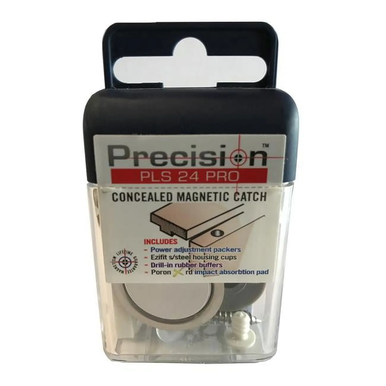 PLS-24 PRO Concealed Magnetic Catch, Silver