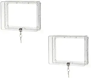 Honeywell CG512A  Locking Clear Thermostat Cover- Pack of 2