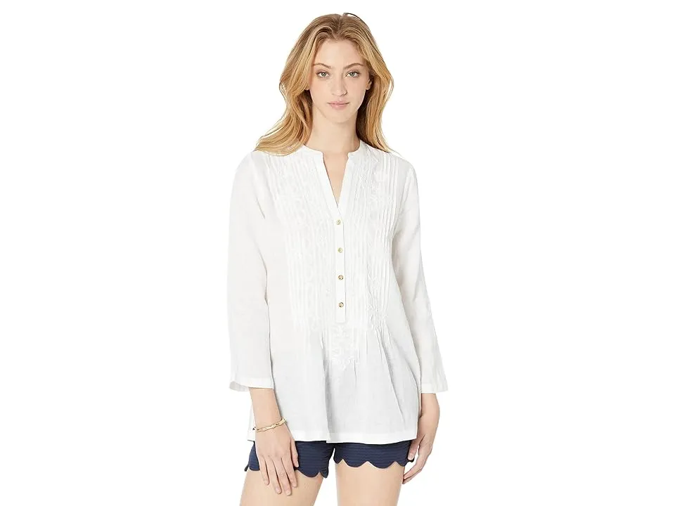 Lilly Pulitzer Sarasota Tunic (Resort White) Women's Blouse