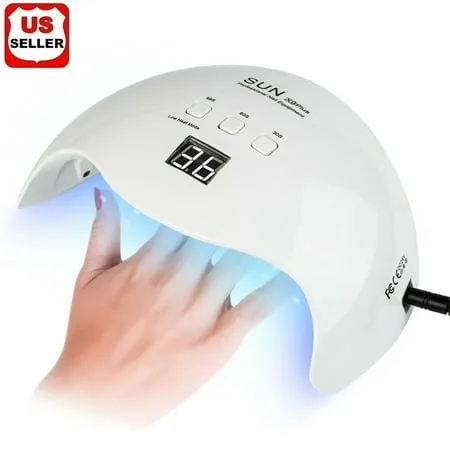 Lampara UV para Unas 120W Secador de Uñas UV Gel LED UV Cura Rapida Profesional