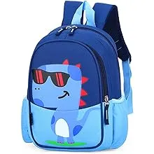 Kids Toddler Travel Backpack Cool Cute Cartoon Schoolbag (Dinosaur Blue Backpack