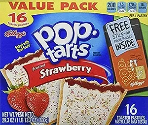 Pop Tarts Frosted Strawberry Toaster Pastries