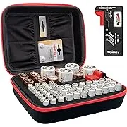 Tenergy 80524 Battery Organizer Storage Case With Tester