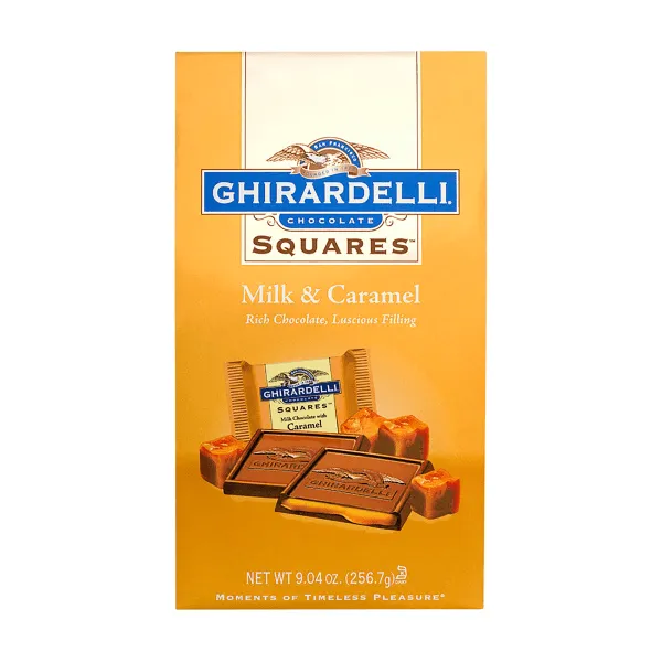 Ghirardelli Caramel Milk Chocolate Squares