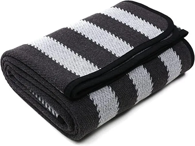 ACUSHLA Merino Wool Camp Blanket 87 x 63 Inches, Warm Thick Washable Large Outdoor Camping Sleeping Throw Blanket