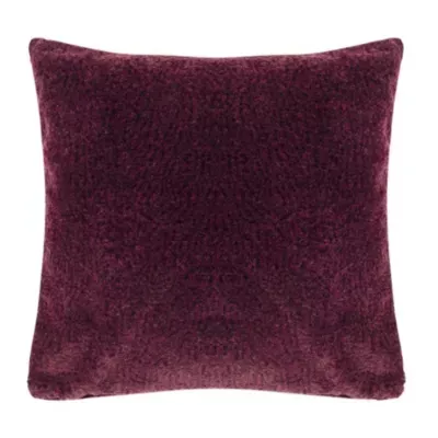 Textures And Weaves Barica Pillow, Dark Red