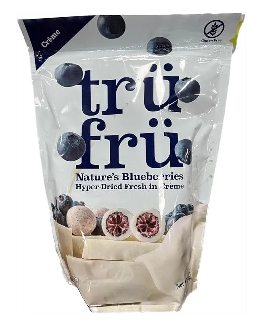 Tru Fru Hyper-Dried Grab & Share Blueberries In Creme-4.2 oz.-6/Case