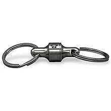 PROMETHEUS LIGHTS Kappa Quick Release EDC Keychain, Secure and Stylish Pull Apart Detachable Keychain