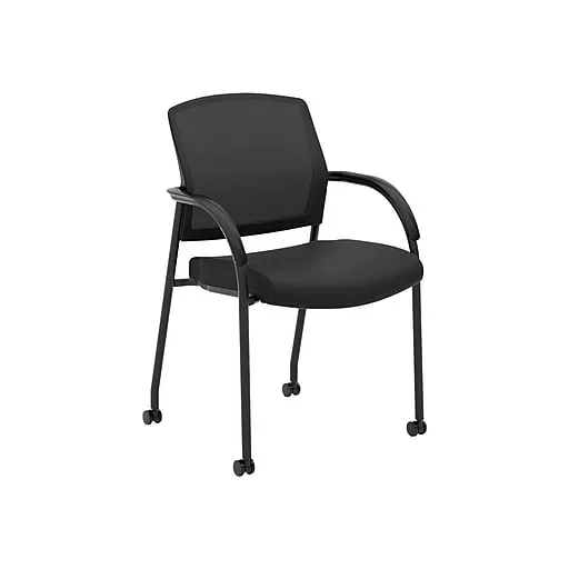 HON Lota Fabric Accent Chair, Black (HON2285VA10) | Staples