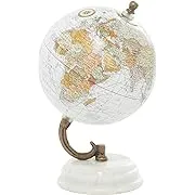 Marvelous Wood Metal Marble Globe