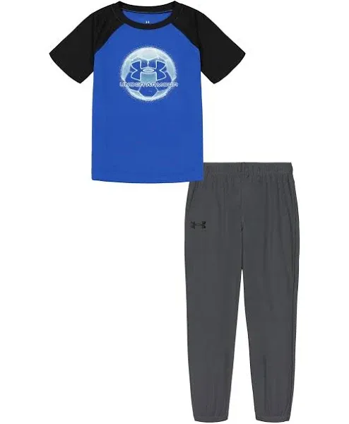 Under Armour boys Short Sleeve Tee and Jogger Set