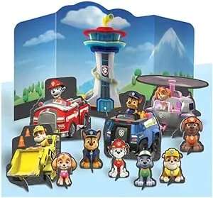 Paw Patrol Adventures Multicolor Table Decoration (14"-8.8") - Pack Of 1 - Unique Party Centerpiece - Eye-catching & Fun Design - Perfect for Paw Patrol Themed Events & Birthdays