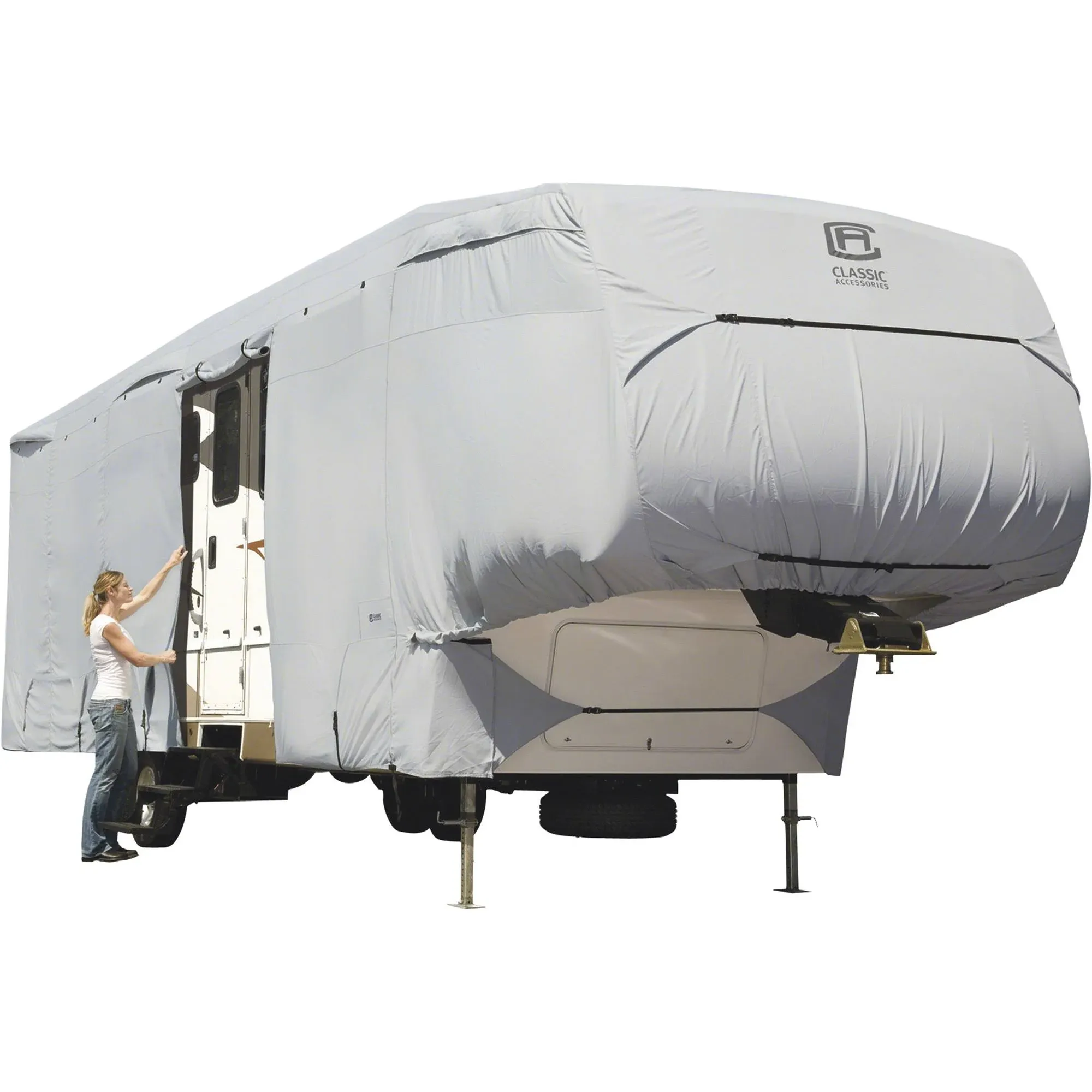 Classic Accessories PermaPRO Tall 5th-Wheel Cover - Grey