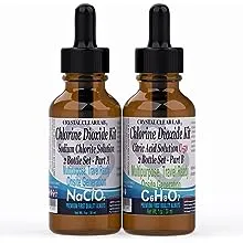 Crystal Clear Chlorine Dioxide for Travel with Citric Acid (1 Ounce)