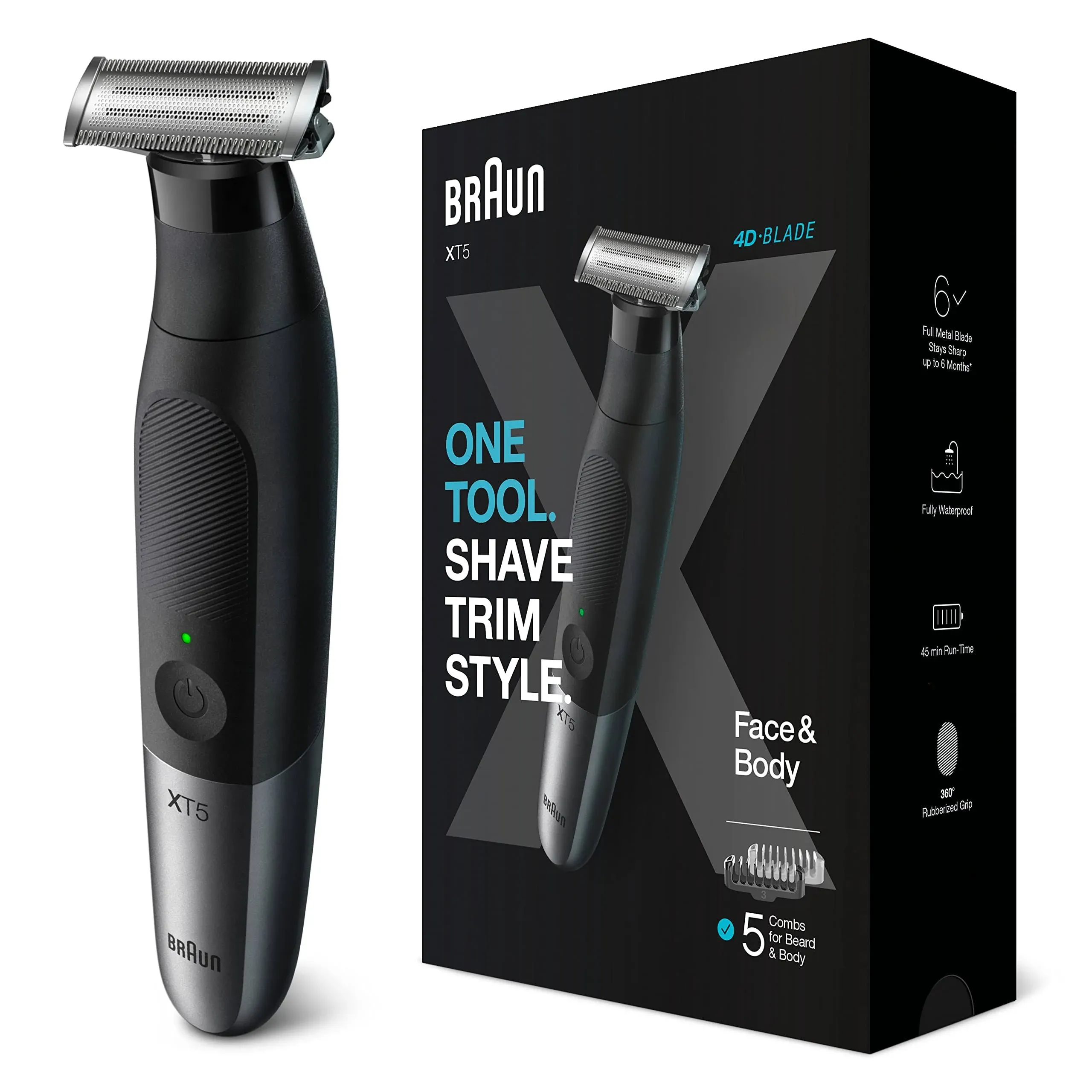 Beard Trimmer Braun Series XT5 – Shaver and Electric Razor for Men Thanksgiving