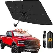 Foldable Car Windshield Sun Shade Umbrella Fit Sedan SUV Pickup Truck Most Ve...